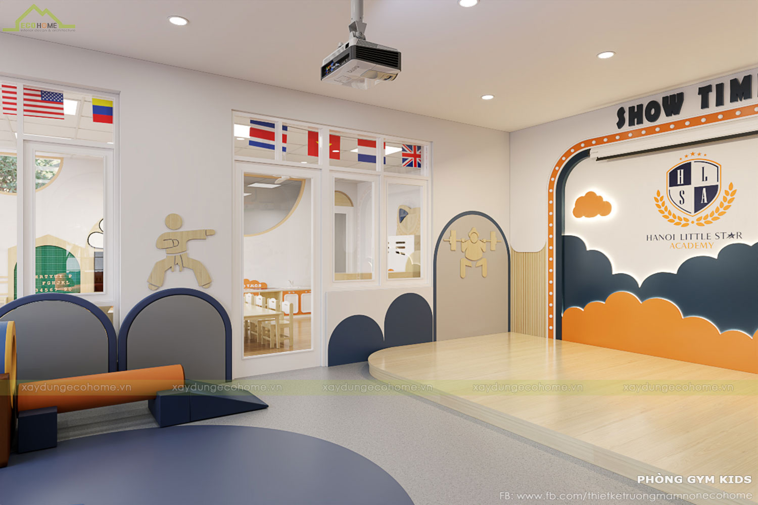 Thiết kế trường mầm non Hanoi Little Star