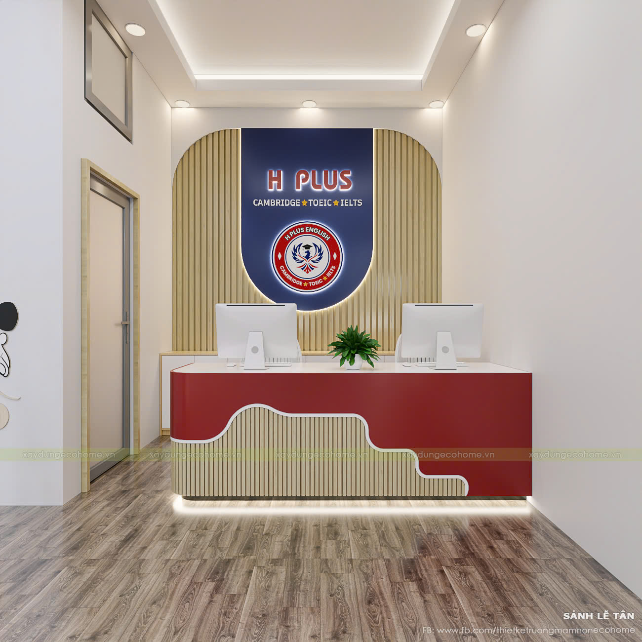 Thiết kế trung tâm ngoại ngữ