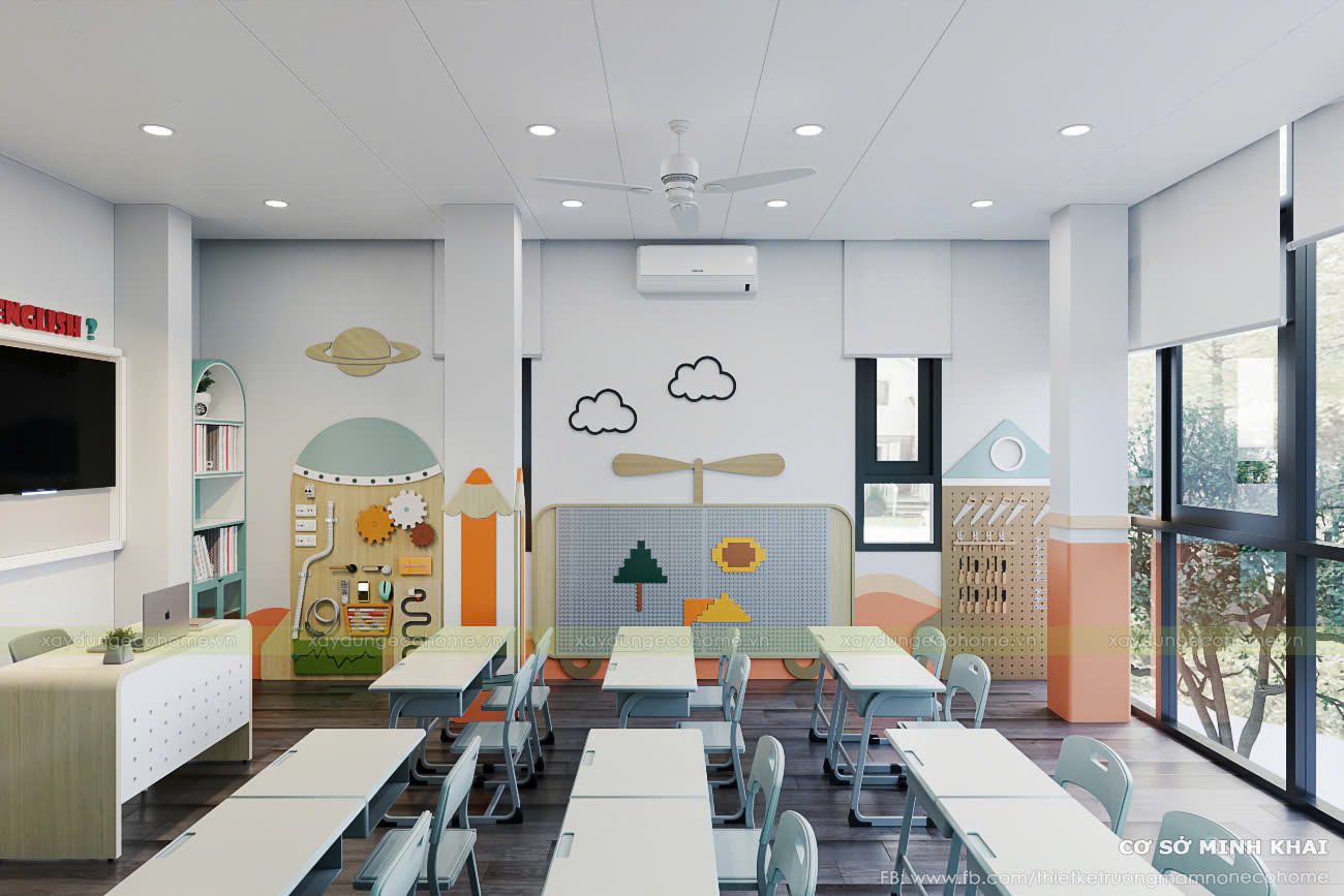 Thiết kế trung tâm ngoại ngữ