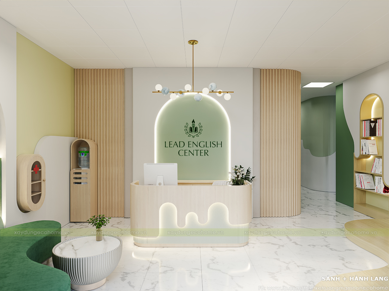 Thiết kế trung tâm ngoại ngữ