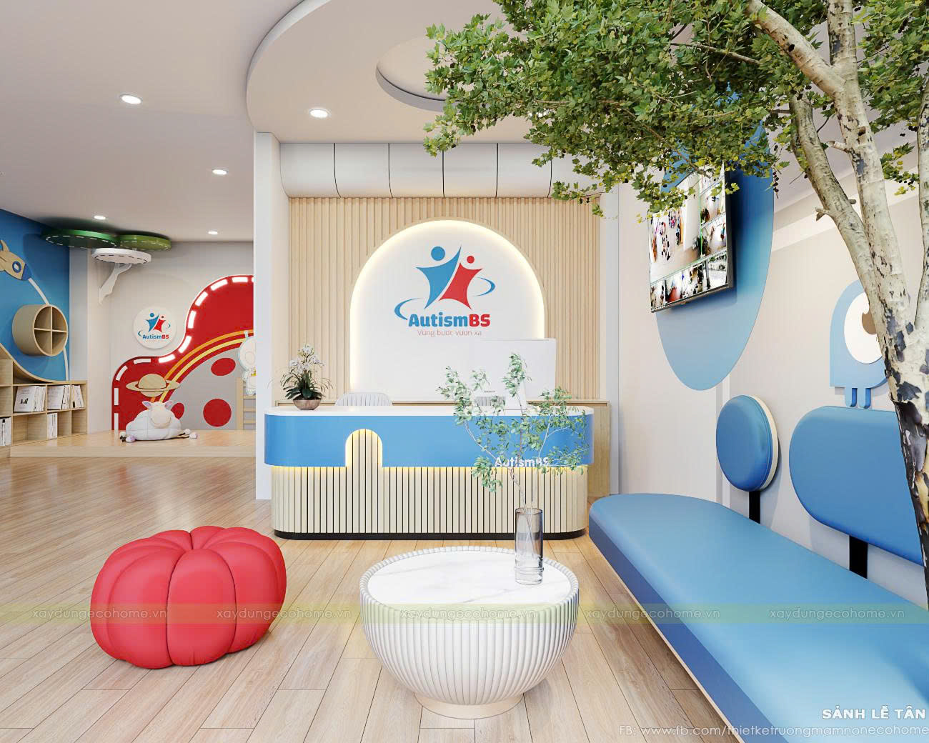 Thiết kế trung tâm ngoại ngữ