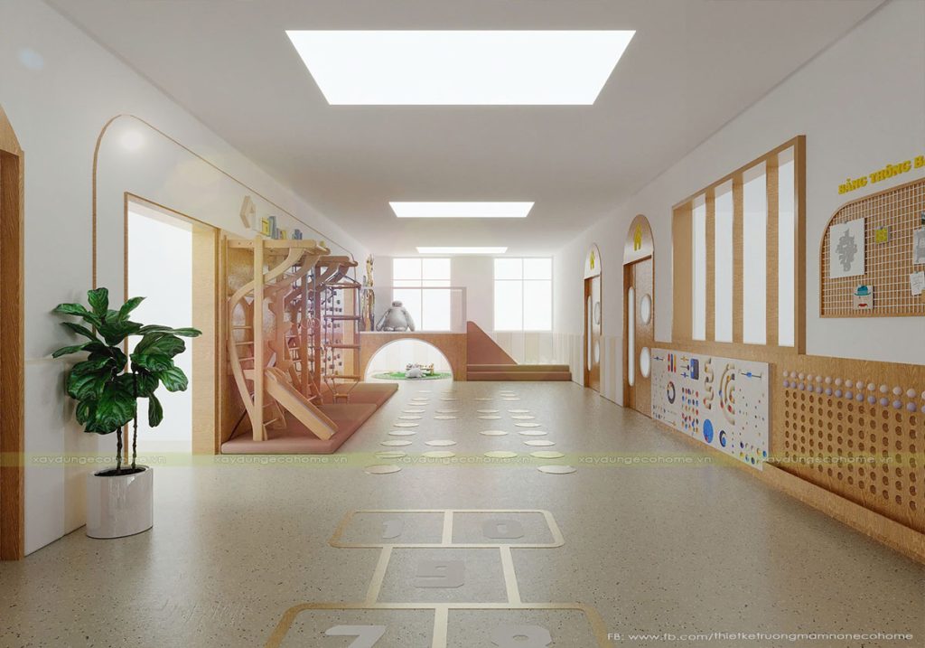 Thiết kế trung tâm ngoại ngữ tại Hòa Bình