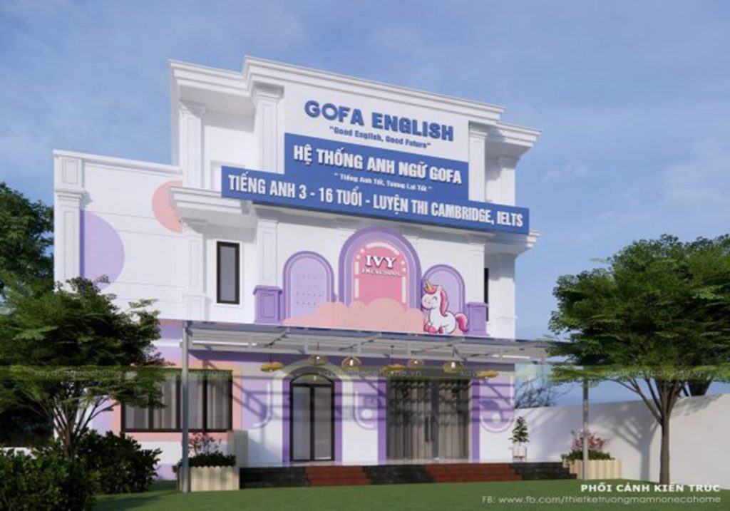 Thiết kế trung tâm ngoại ngữ tại thành phố nam định