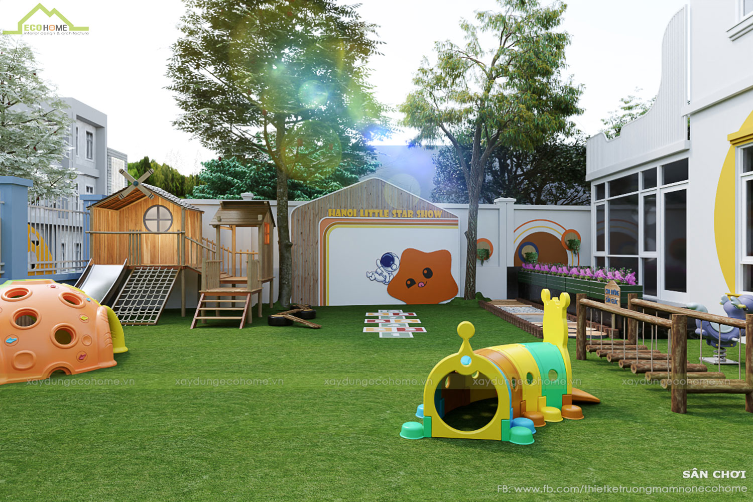 Thiết kế trường mầm non Hanoi Little Star