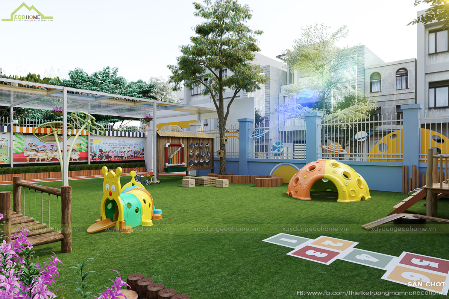 Thiết kế trường mầm non Hanoi Little Star