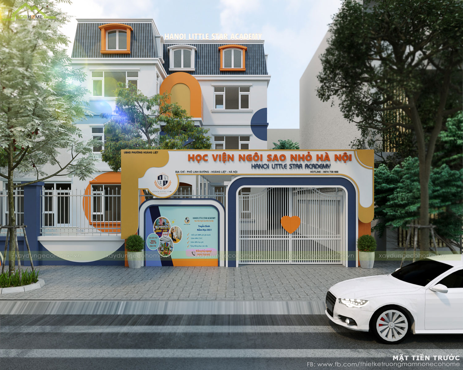 Thiết kế trường mầm non Hanoi Little Star