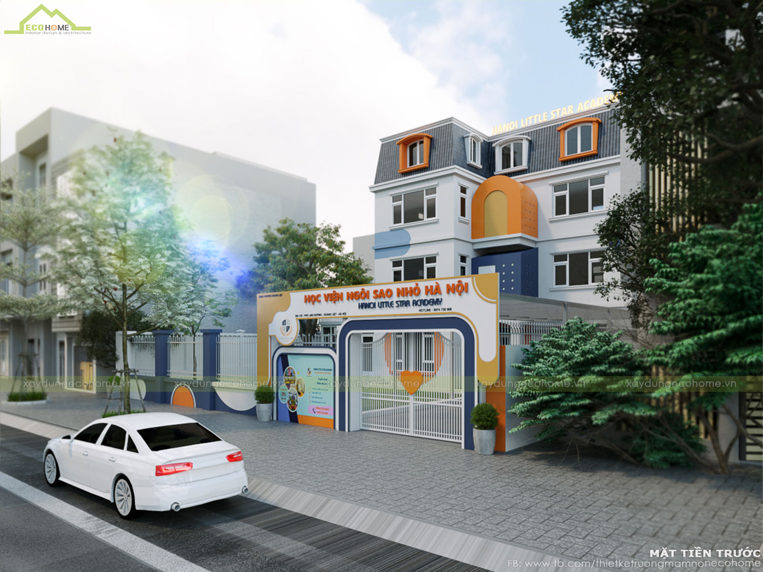Thiết kế trường mầm non Hanoi Little Star