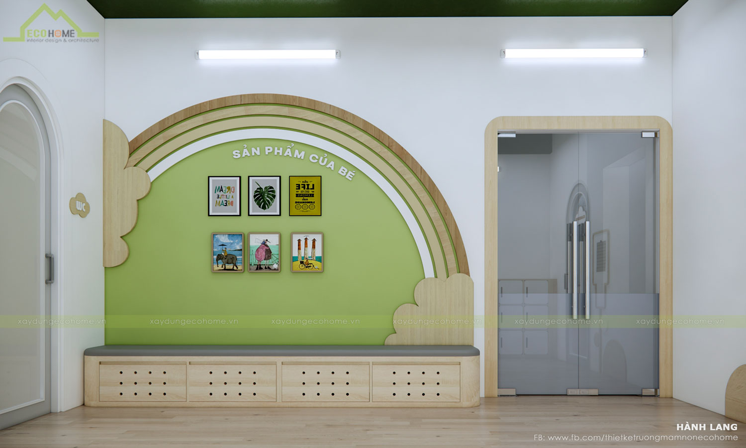 Thiết kế trường mầm non Lumi