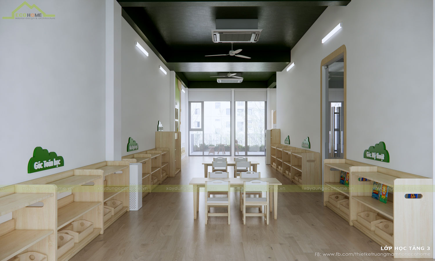 Thiết kế trường mầm non Lumi