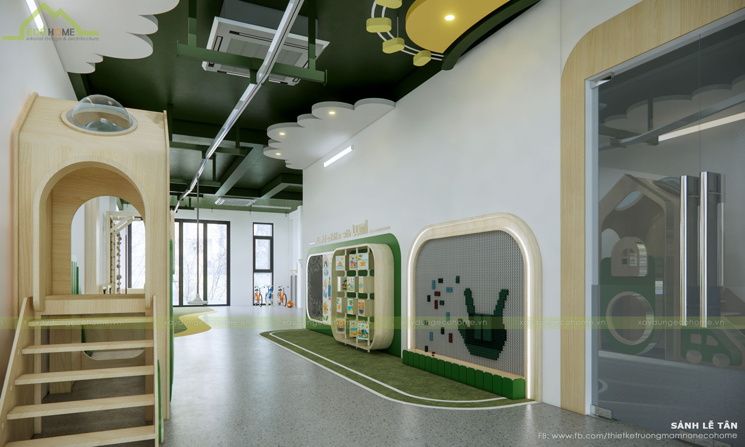 Thiết kế trường mầm non Lumi
