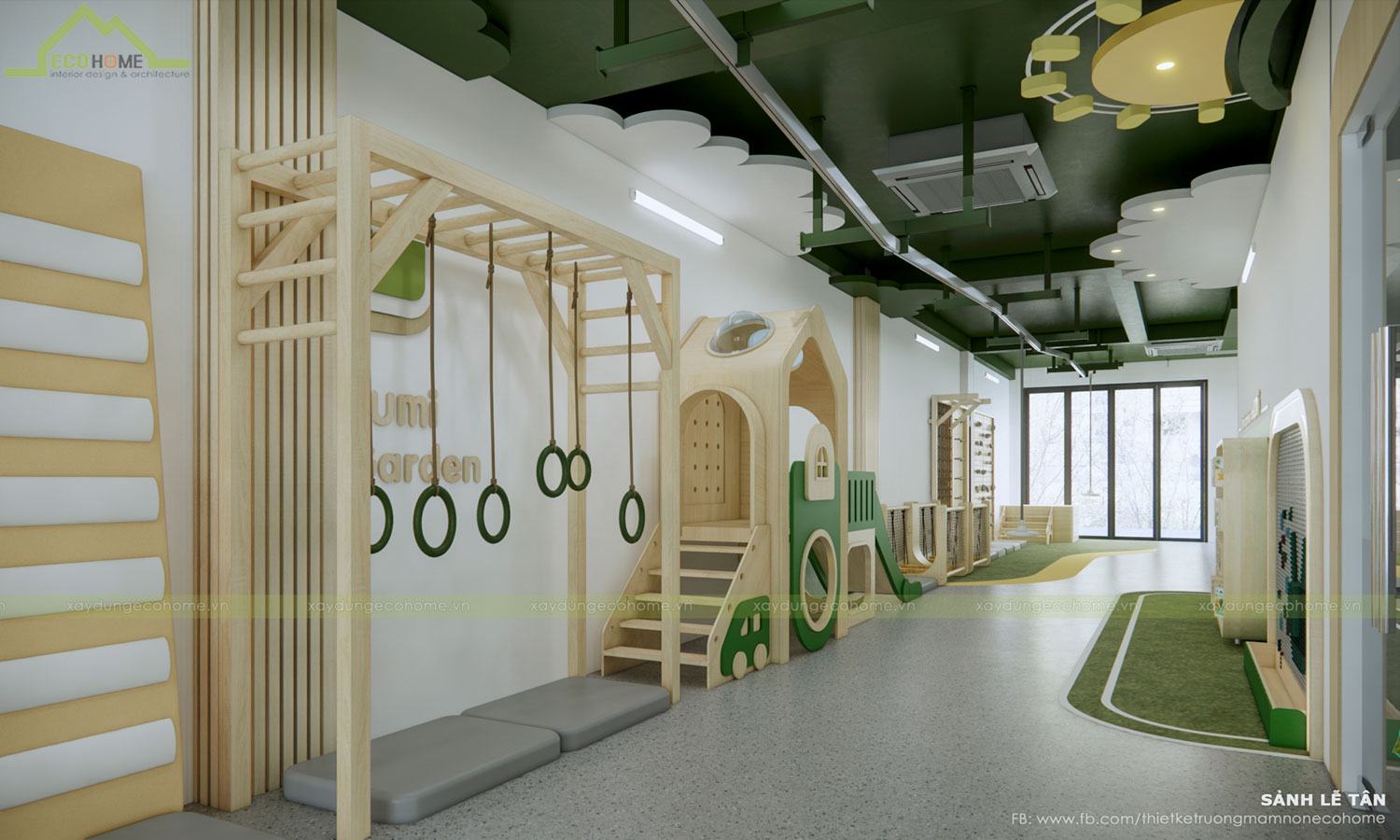 Thiết kế trường mầm non Lumi