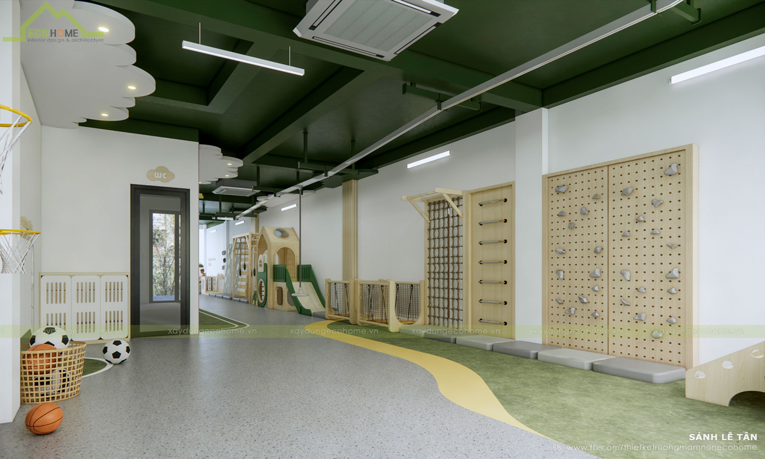 Thiết kế trường mầm non Lumi