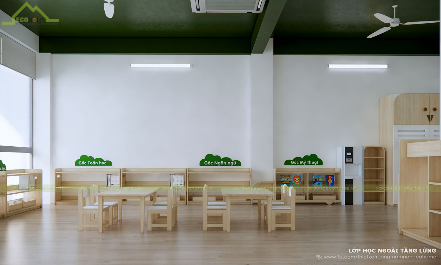 Thiết kế trường mầm non Lumi