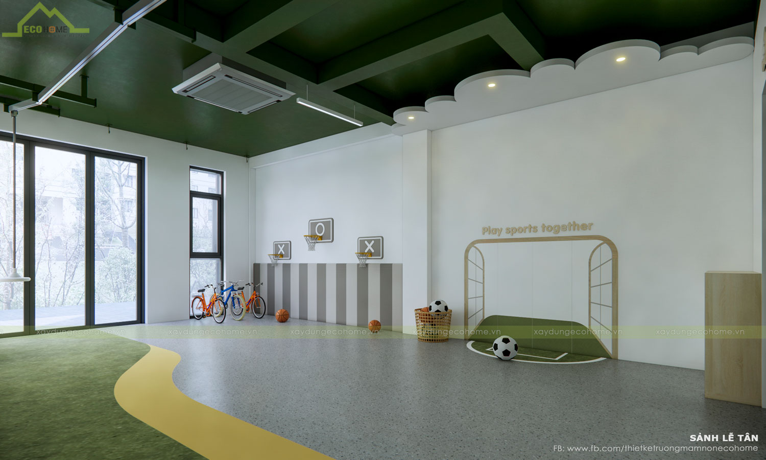 Thiết kế trường mầm non Lumi