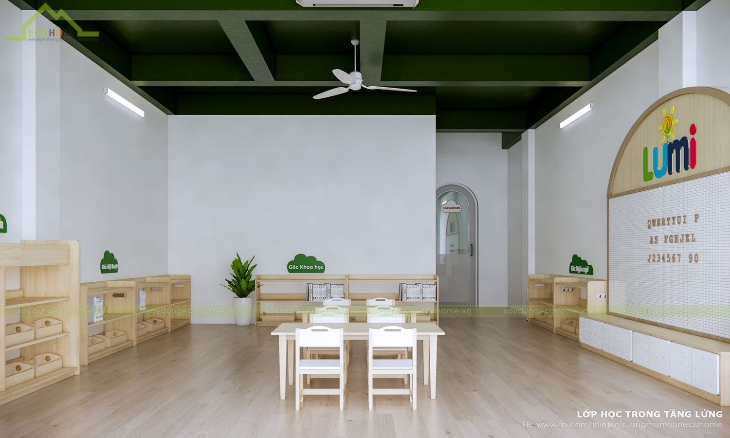 Thiết kế trường mầm non Lumi