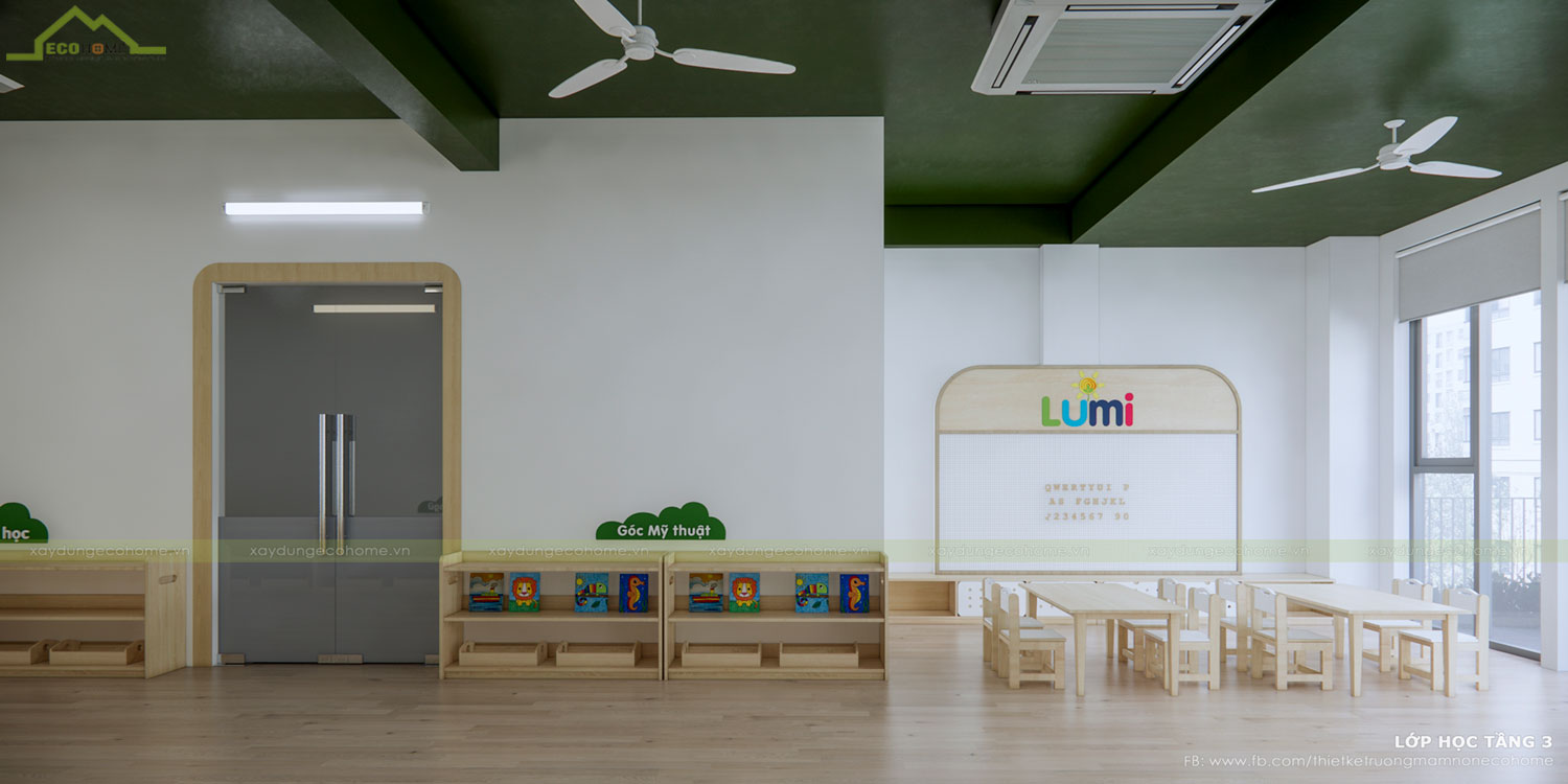 Thiết kế trường mầm non Lumi