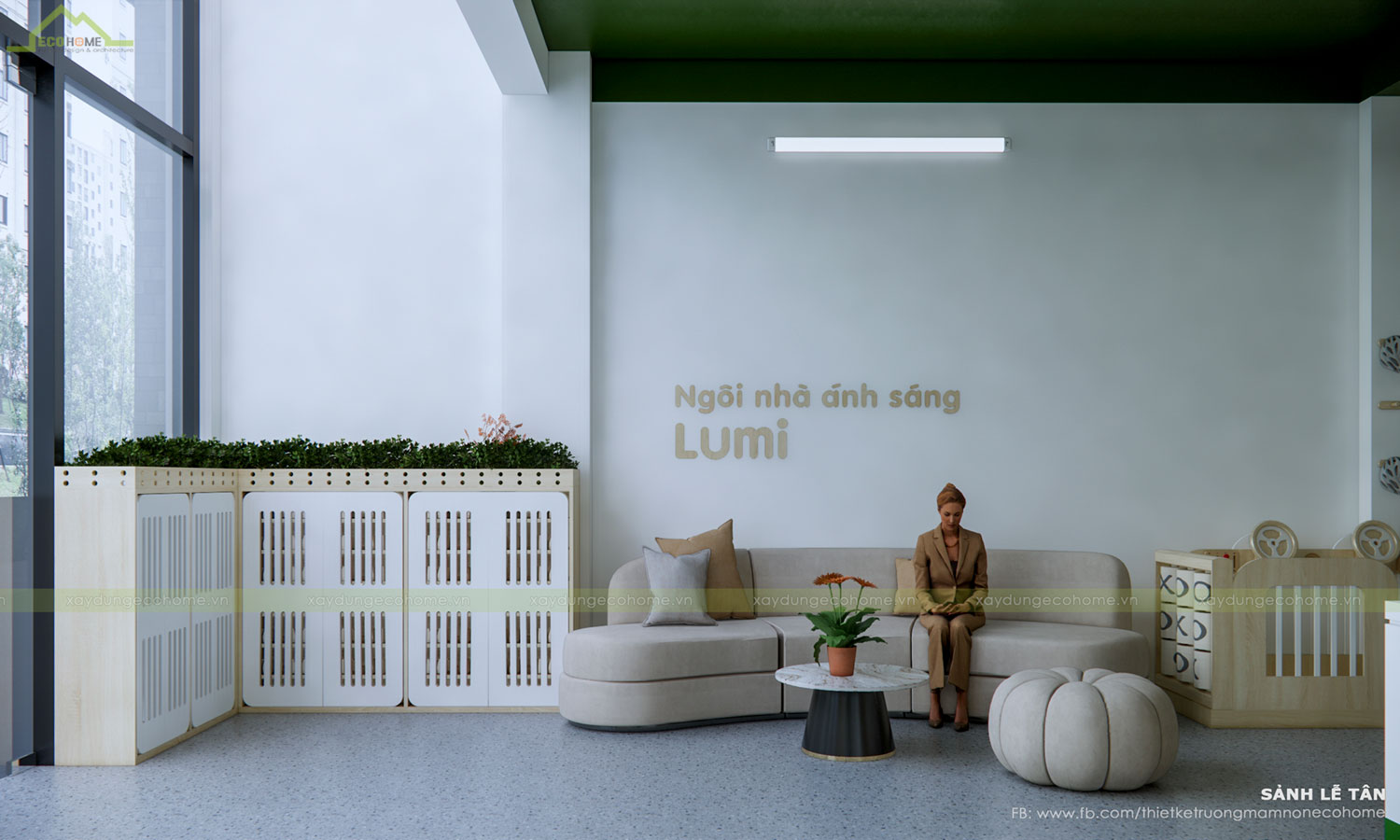 Thiết kế trường mầm non Lumi