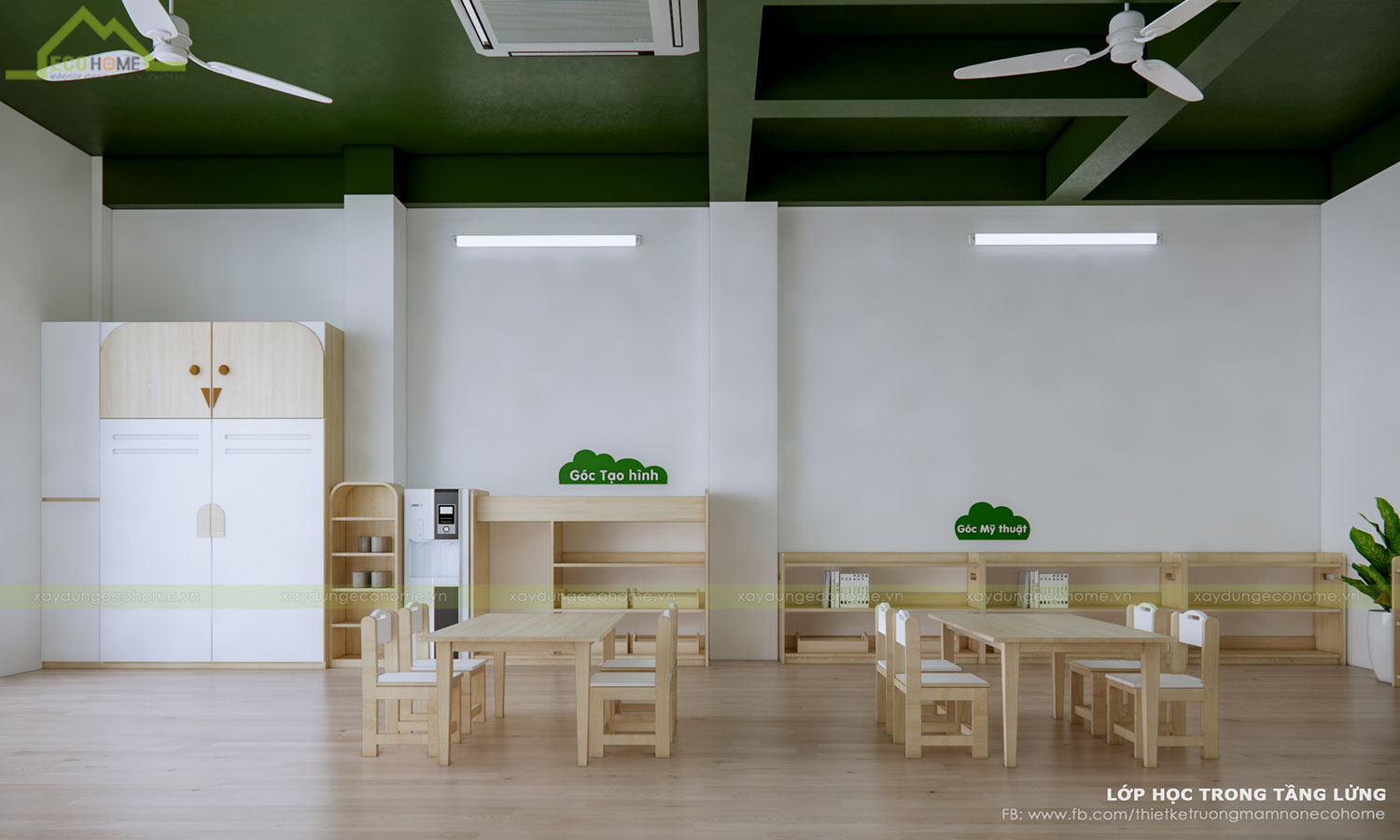 Thiết kế trường mầm non Lumi