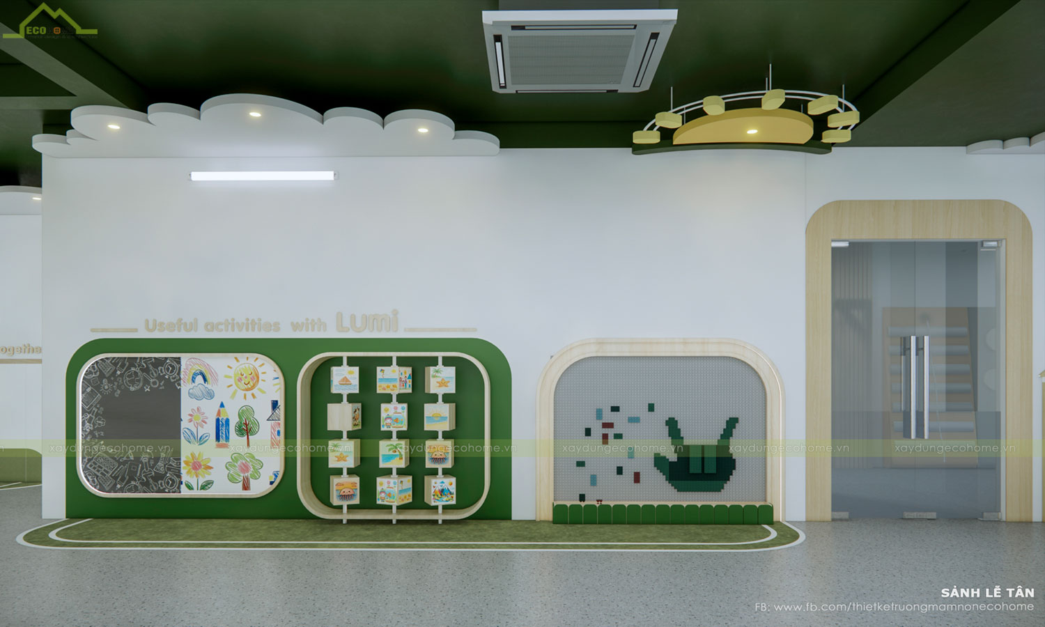 Thiết kế trường mầm non Lumi