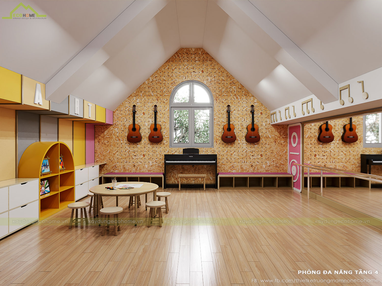 Thiết kế trường mầm non Qeen Land