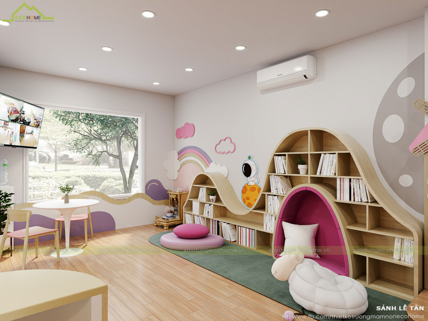 Thiết kế trường mầm non Qeen Land