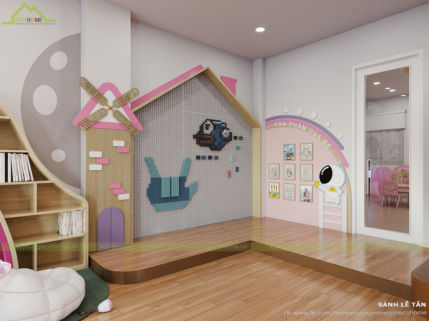 Thiết kế trường mầm non Qeen Land