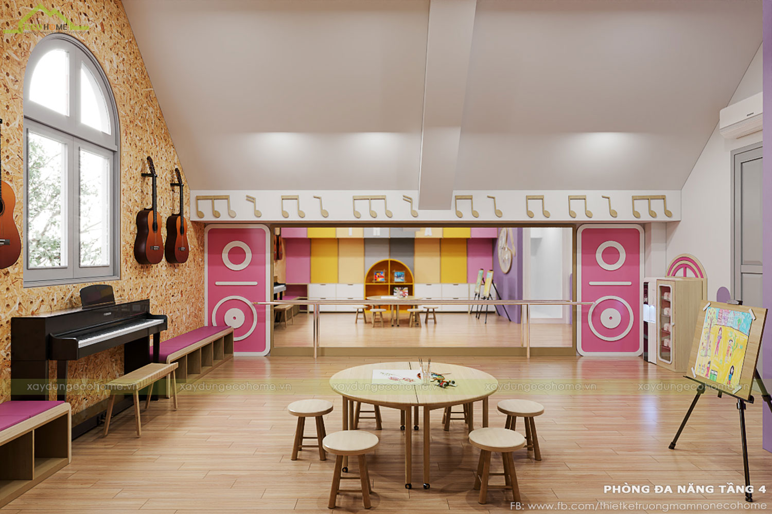 Thiết kế trường mầm non Qeen Land