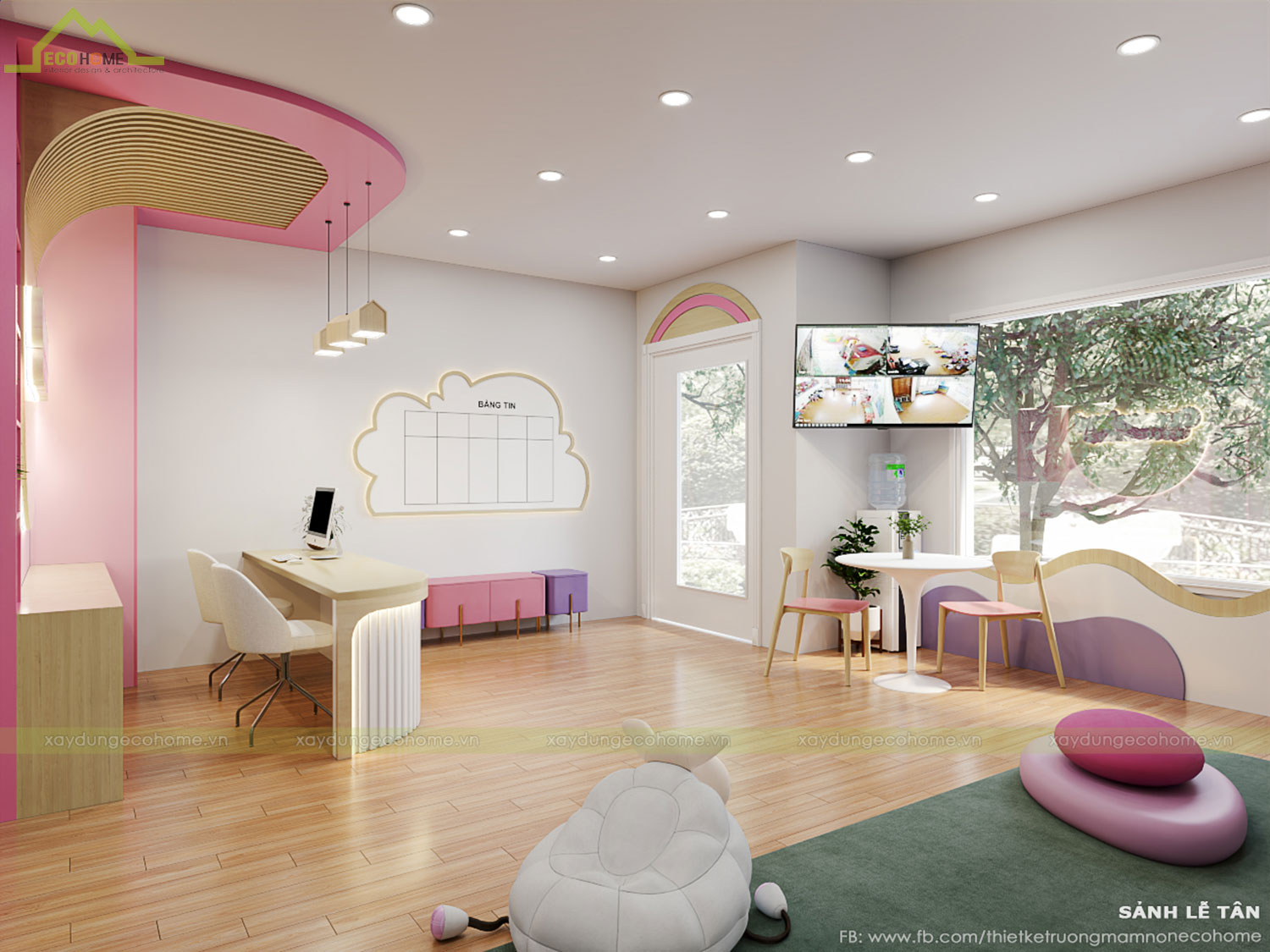 Thiết kế trường mầm non Qeen Land