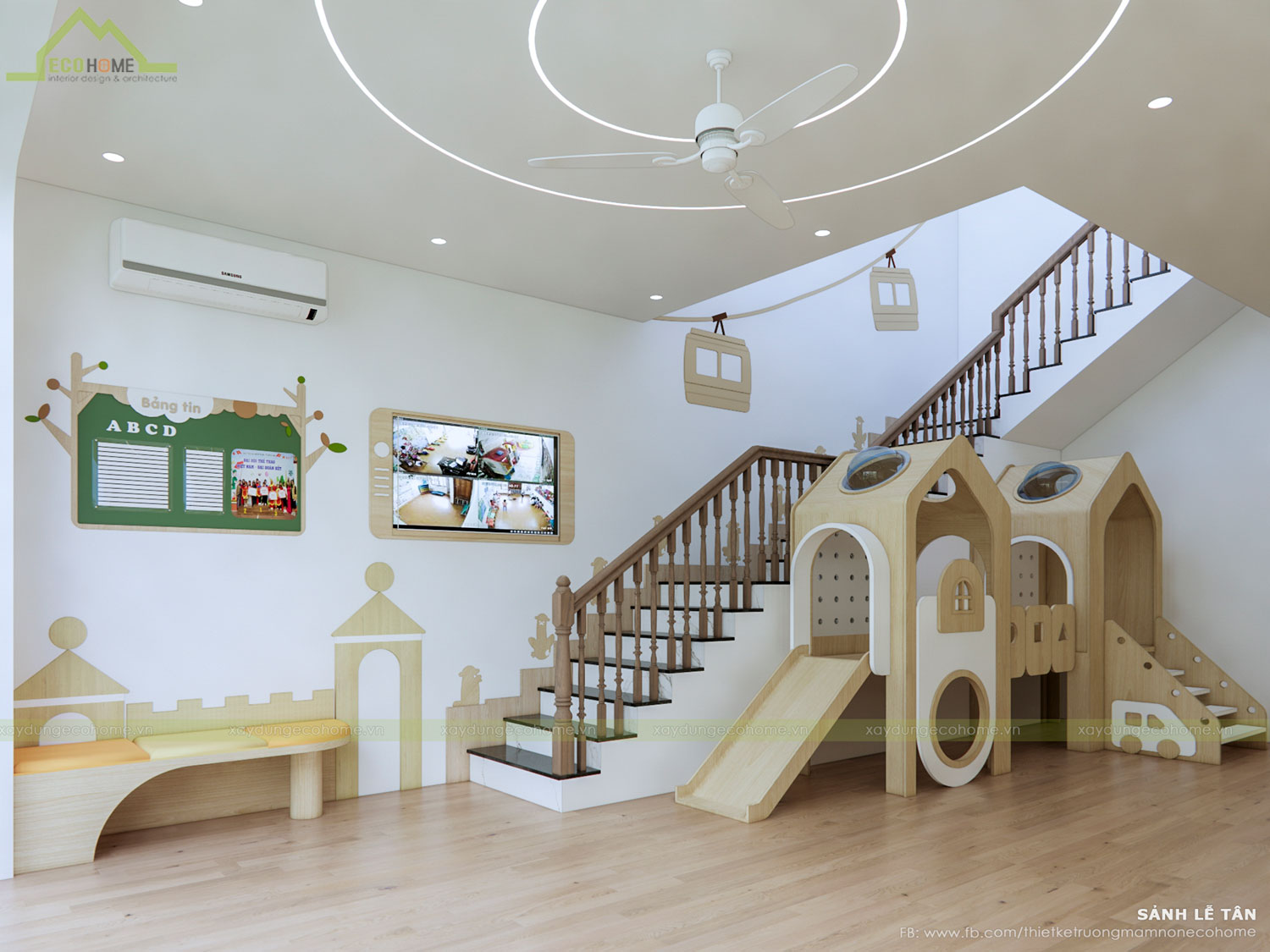 Thiết kế trường mầm non An Nhiên