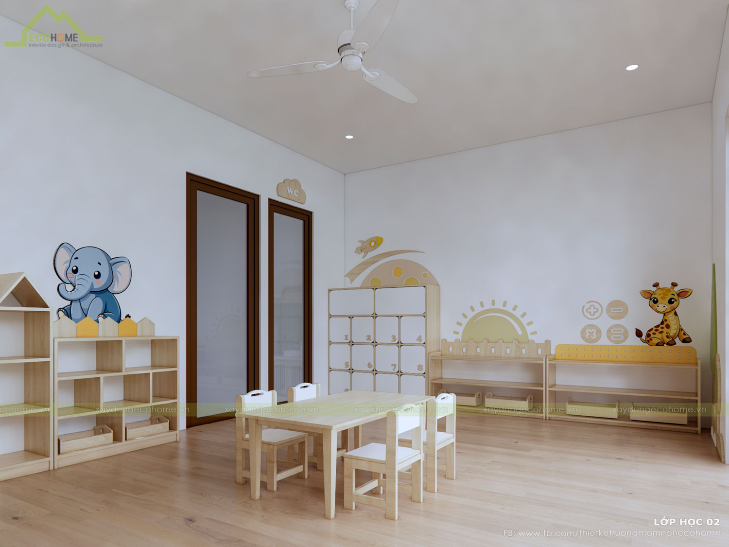 Thiết kế trường mầm non An Nhiên