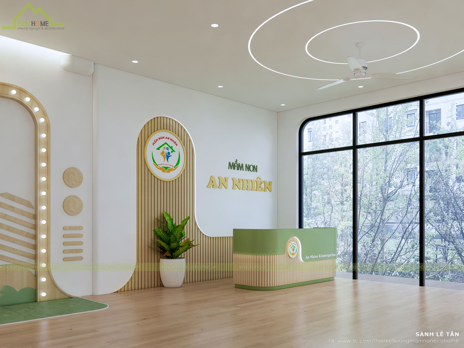 Thiết kế trường mầm non An Nhiên