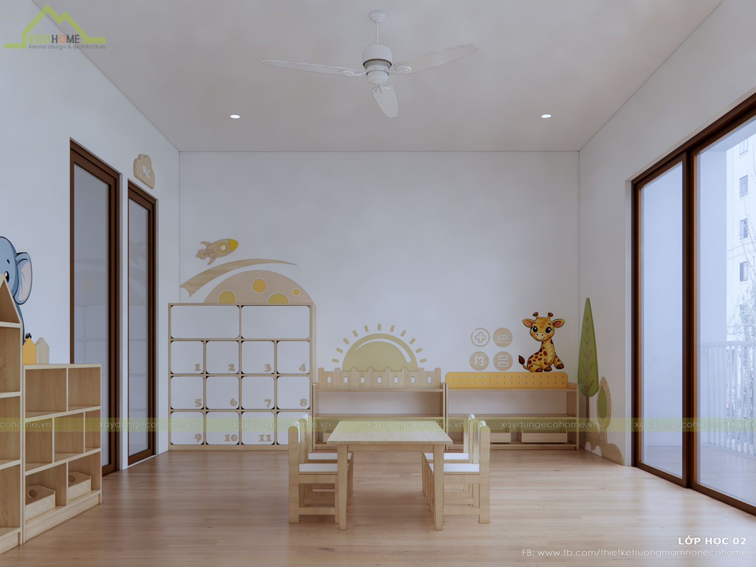 Thiết kế trường mầm non An Nhiên