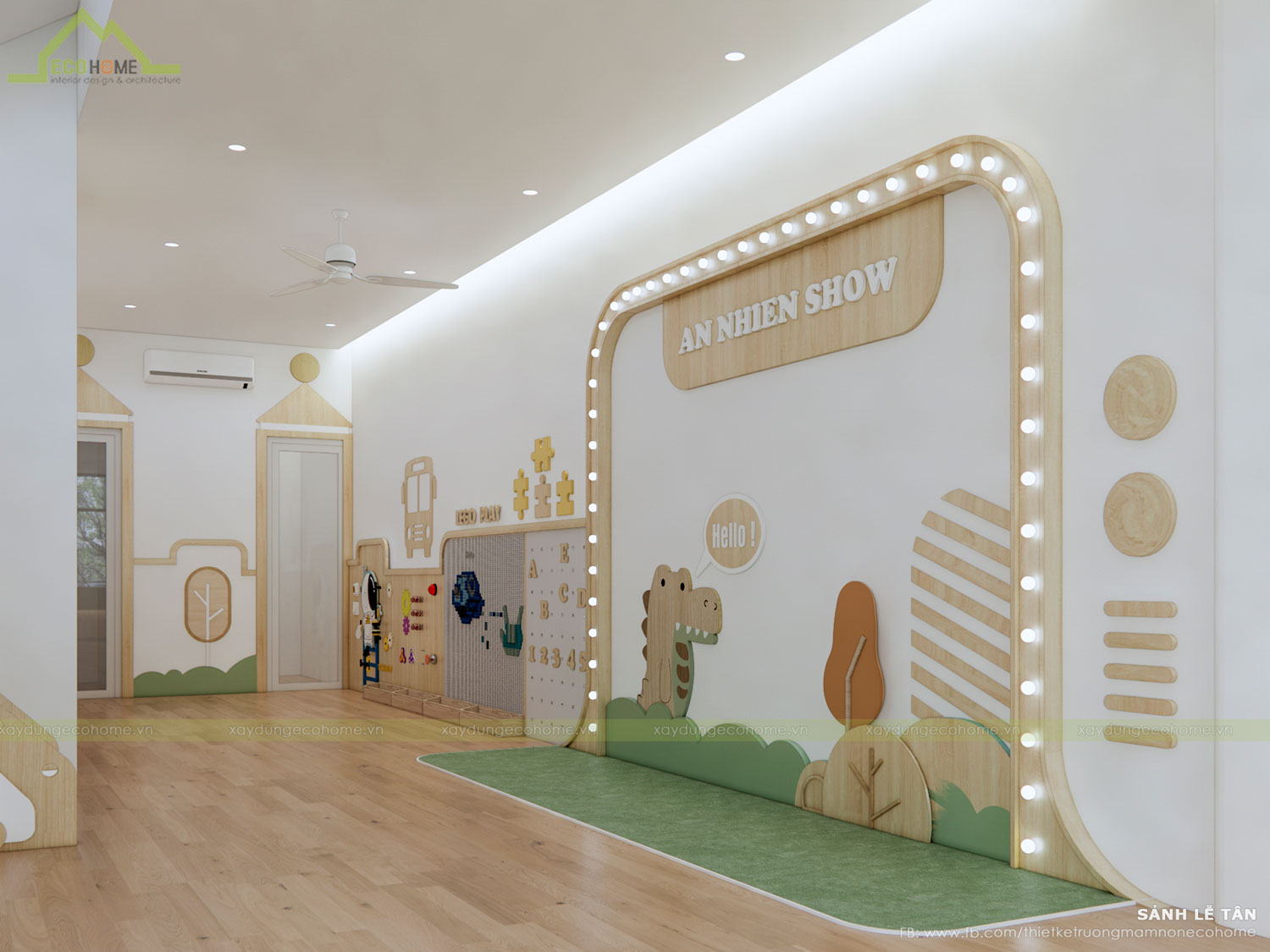 Thiết kế trường mầm non An Nhiên