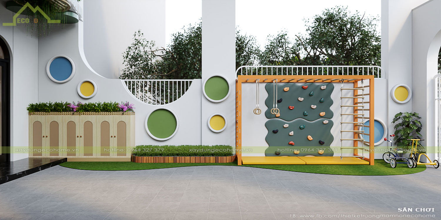 Thiết kế trường mầm non Ánh Dương