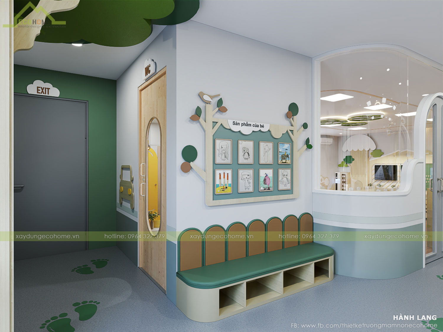 Thiết kế trường mầm non Ánh Dương