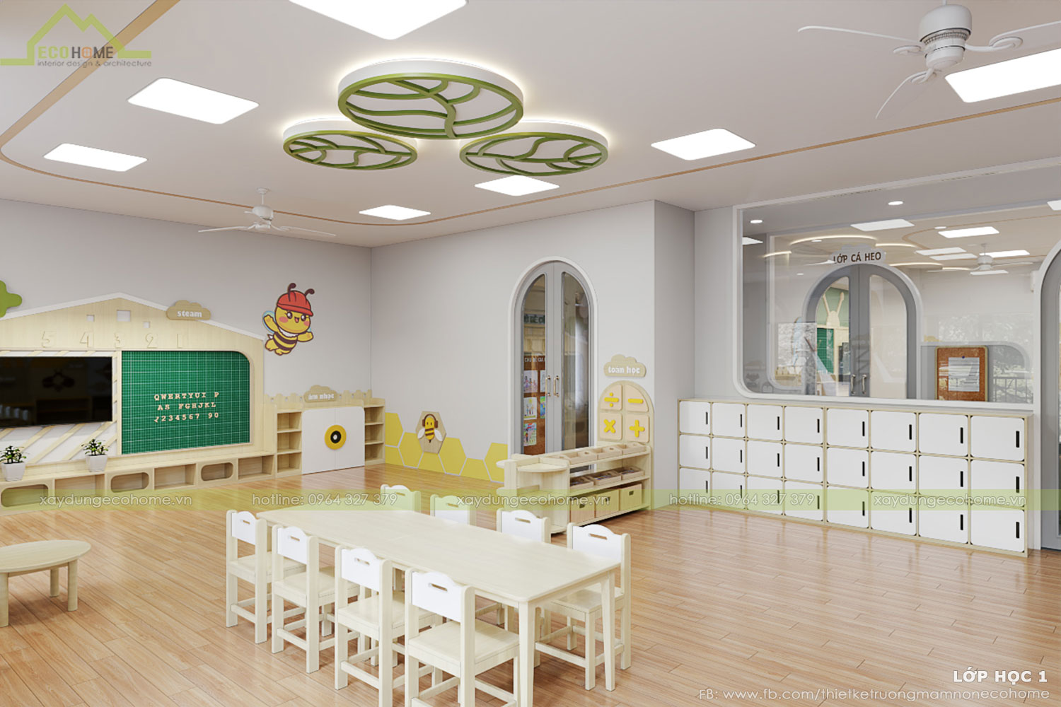 Thiết kế trường mầm non Ánh Dương