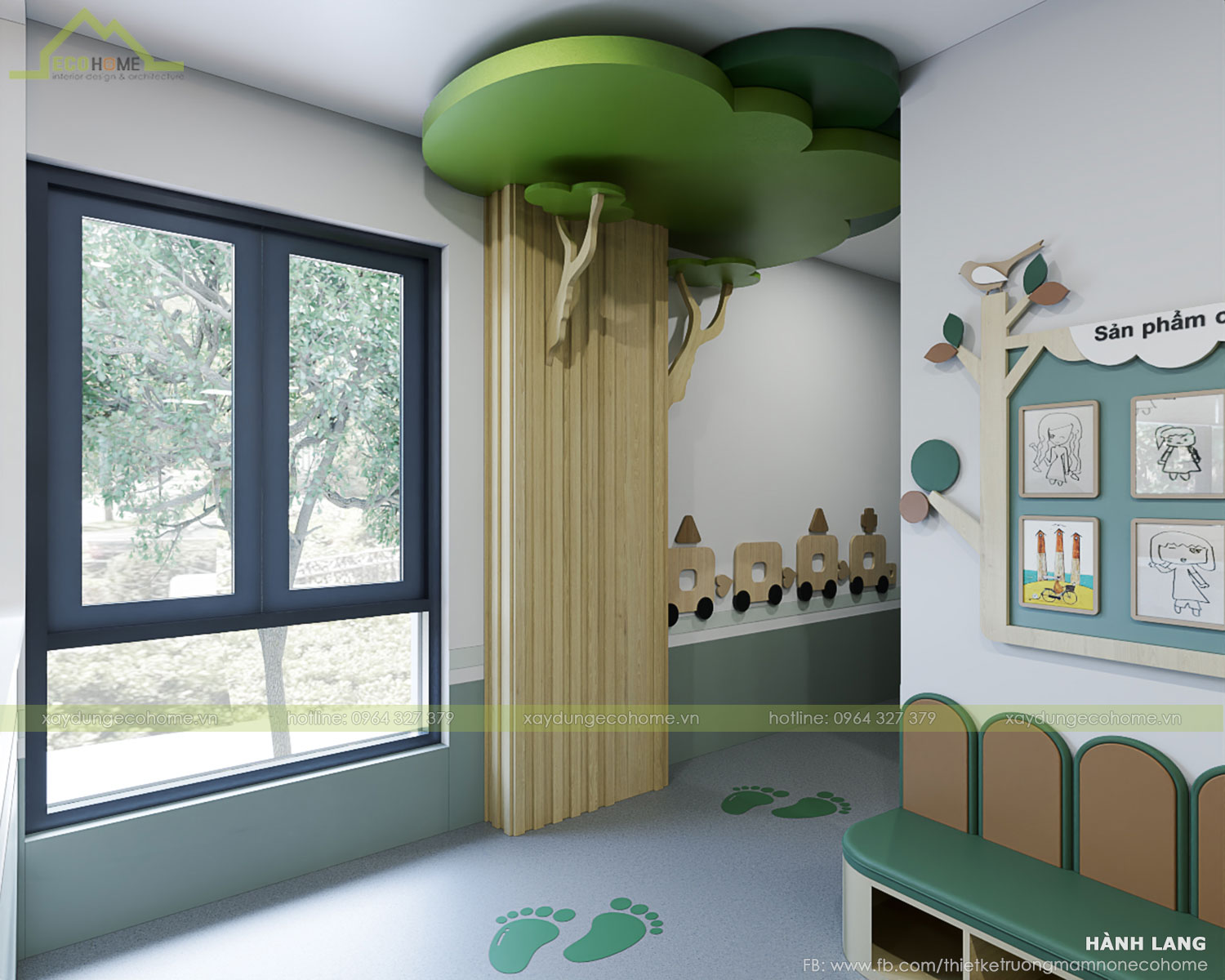 Thiết kế trường mầm non Ánh Dương