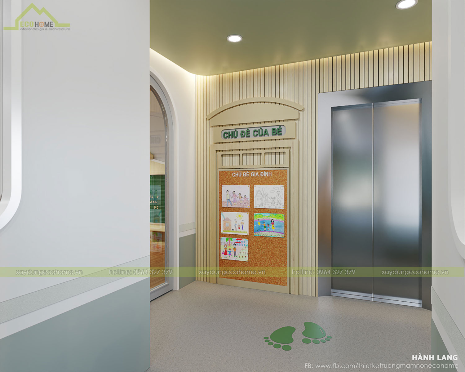 Thiết kế trường mầm non Ánh Dương