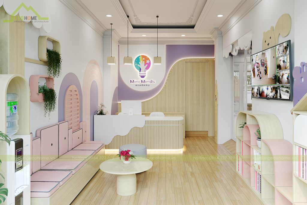 Thiết kế trường mầm non cây sồi