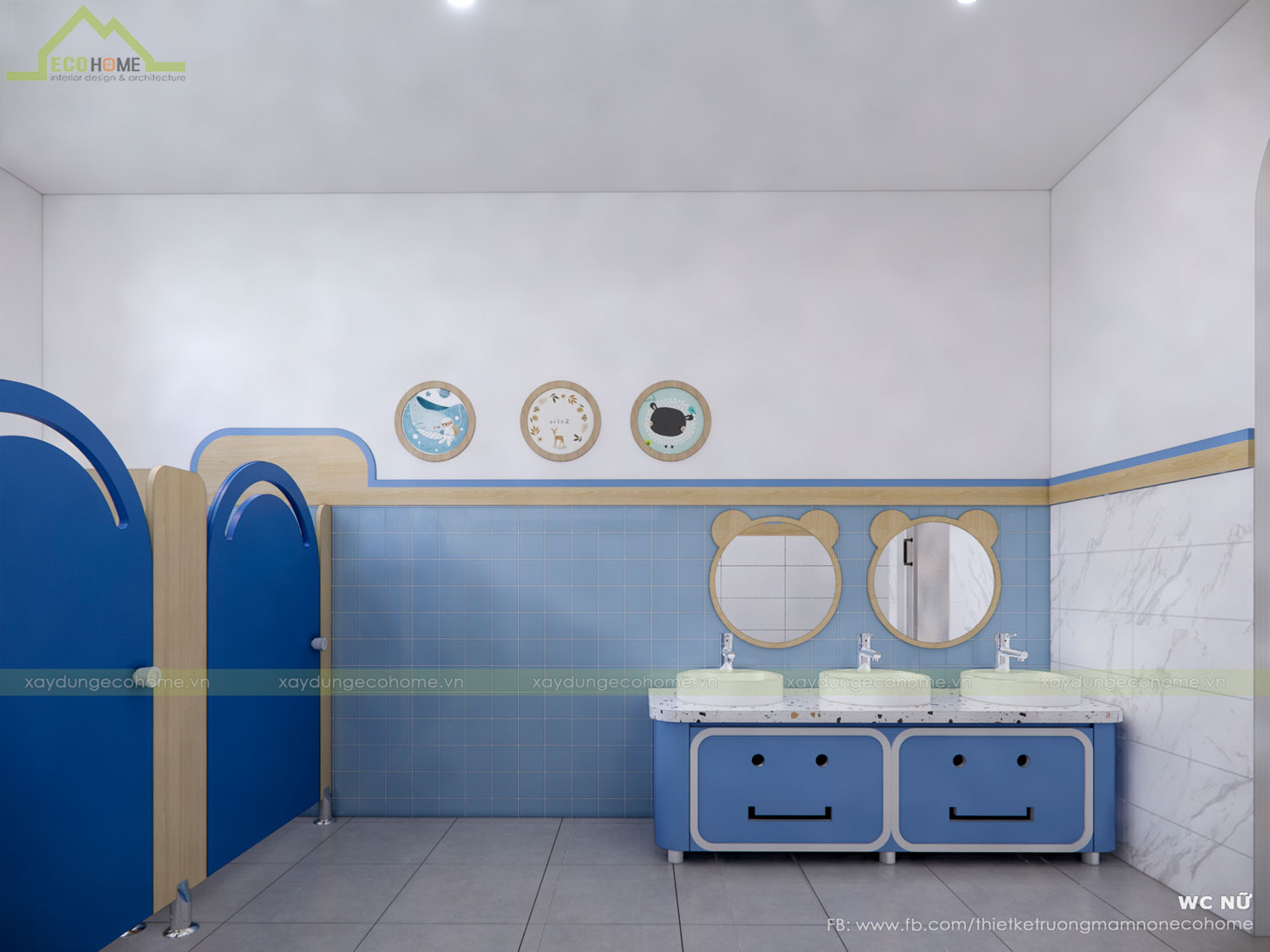 Thiết kế trường mầm non Erich