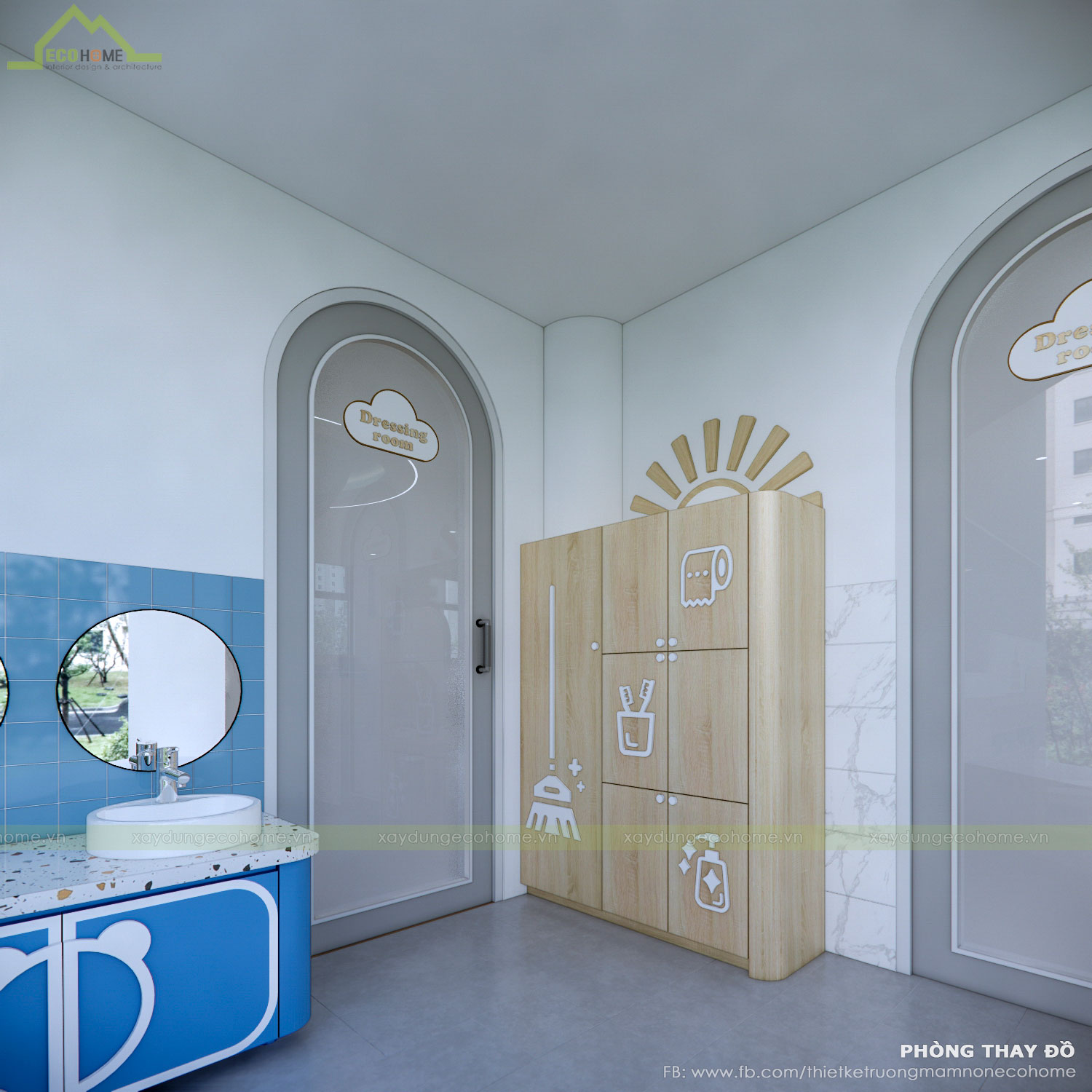 Thiết kế trường mầm non Erich