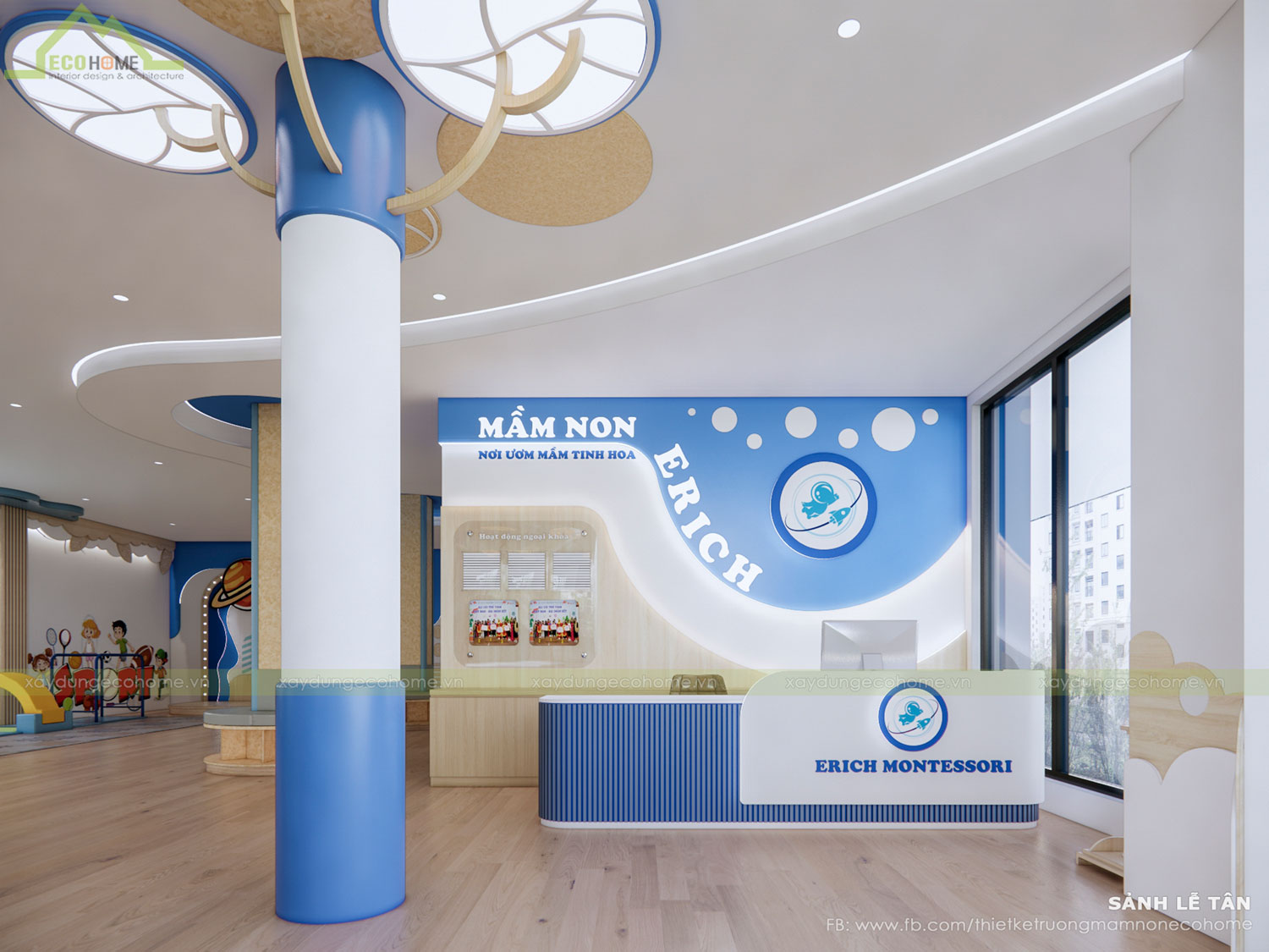 Thiết kế trường mầm non Erich