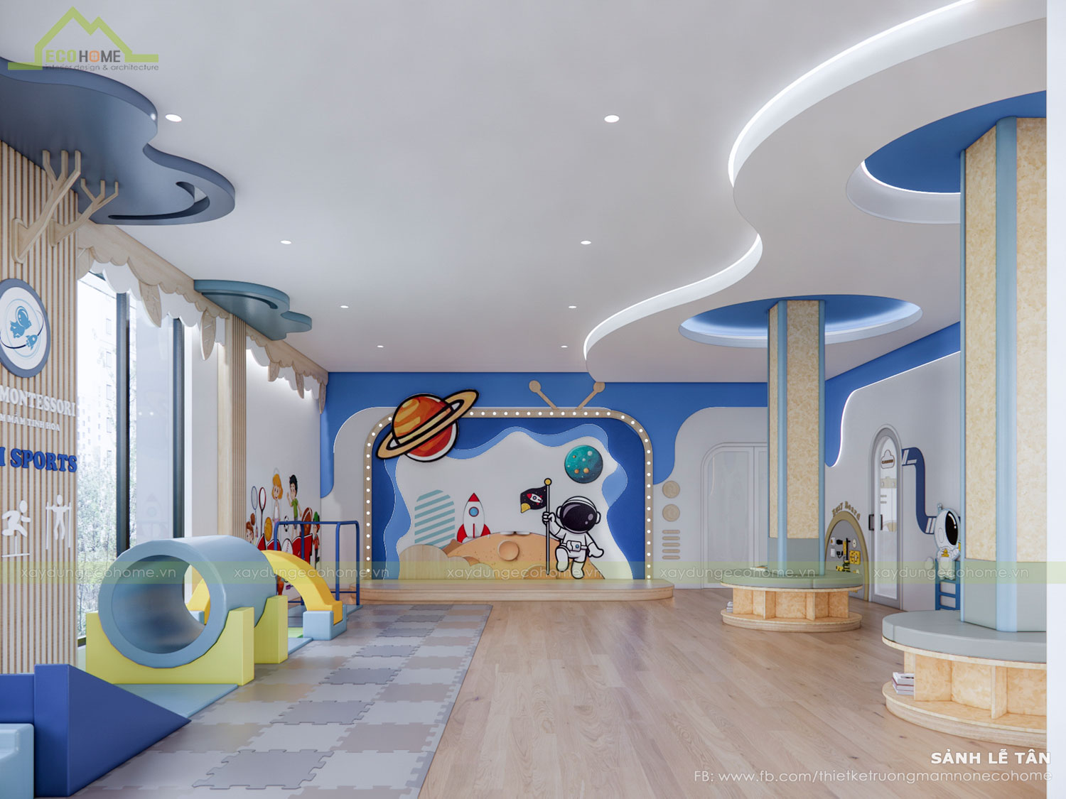 Thiết kế trường mầm non Erich