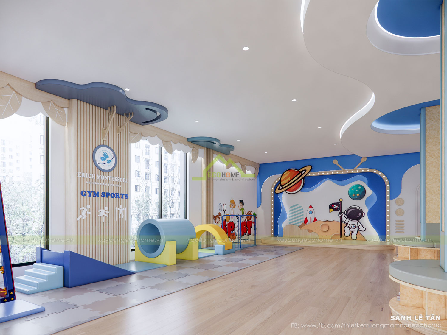 Thiết kế trường mầm non Erich