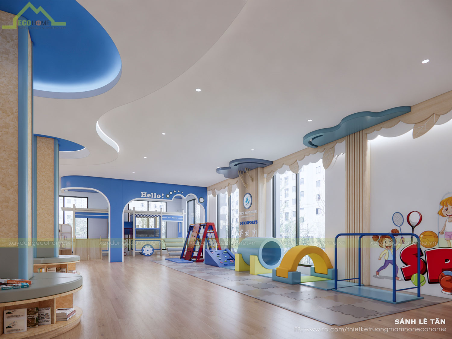 Thiết kế trường mầm non Erich