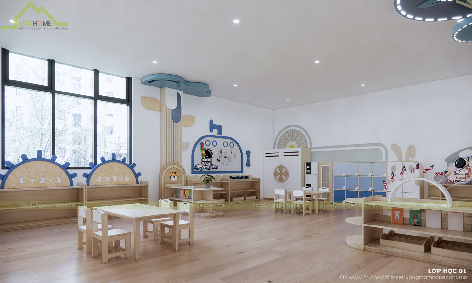Thiết kế trường mầm non Erich