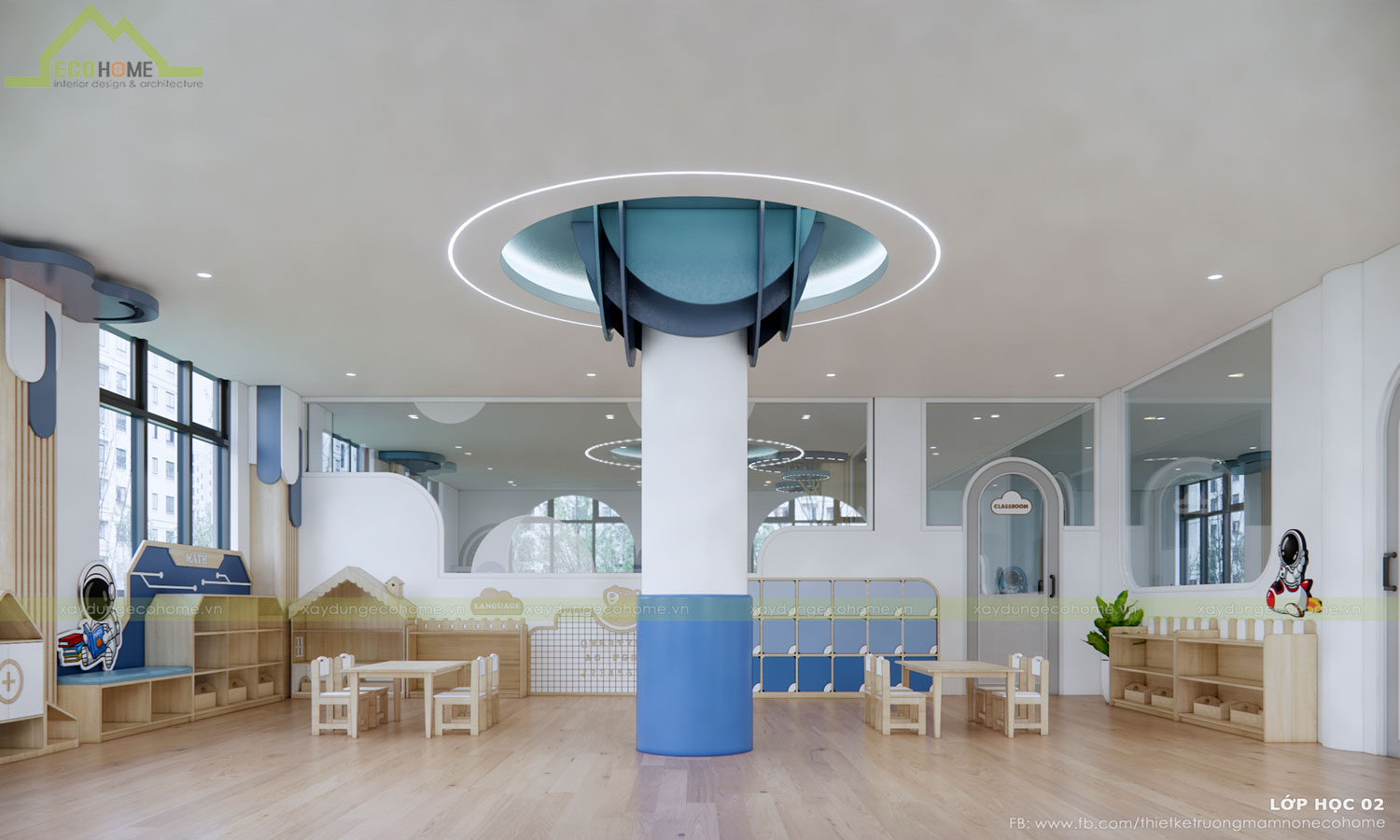 Thiết kế trường mầm non Erich