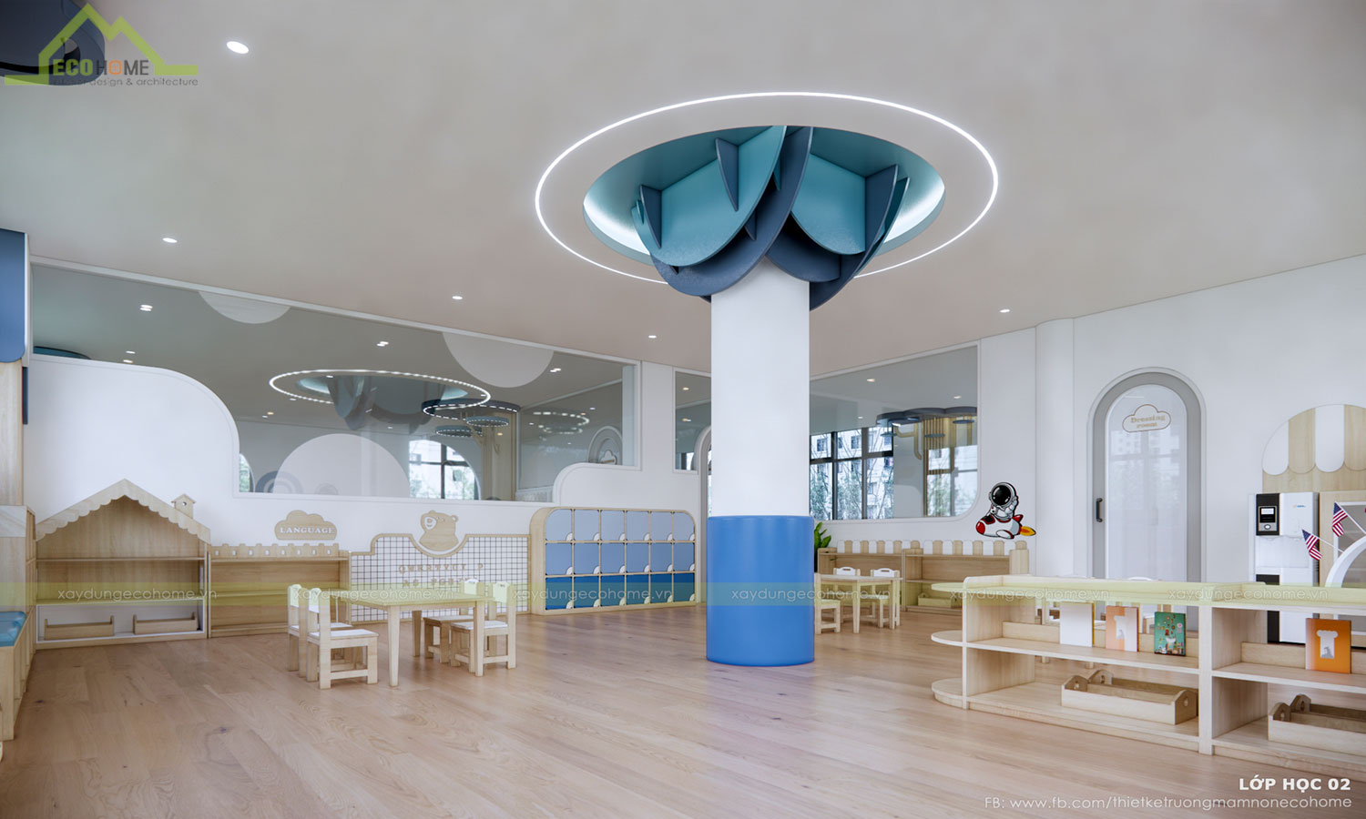 Thiết kế trường mầm non Erich