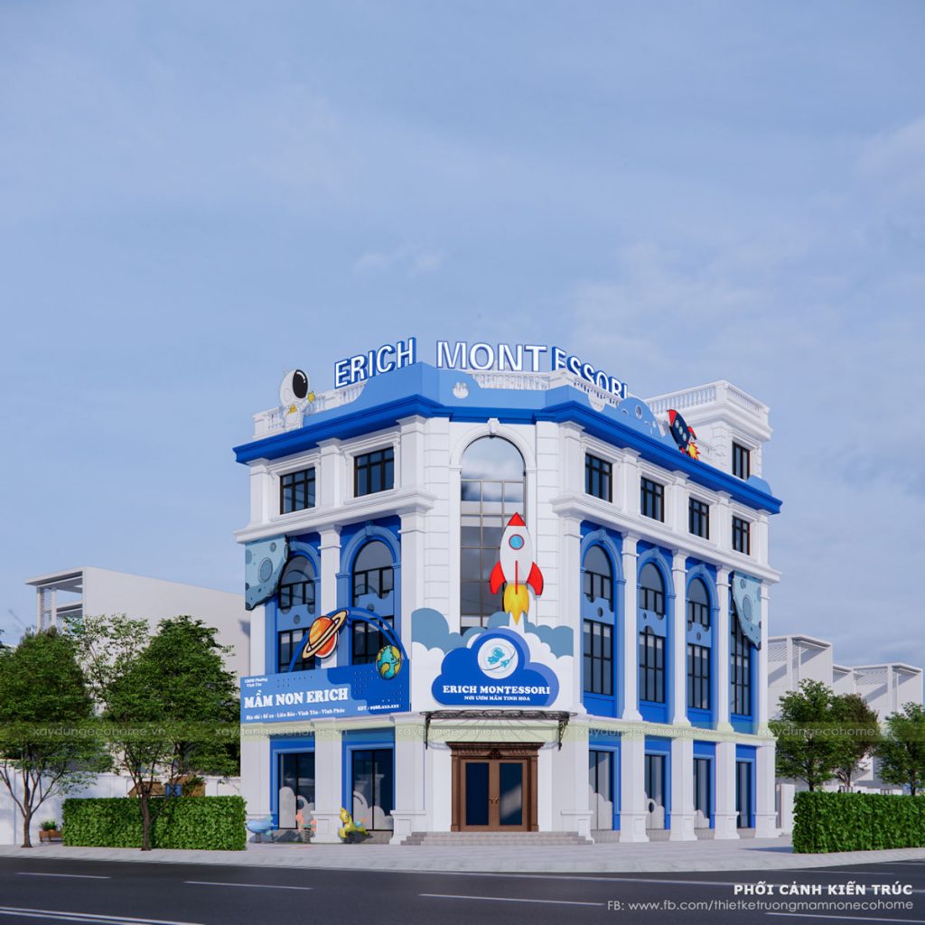 Thiết kế trường mầm non Erick