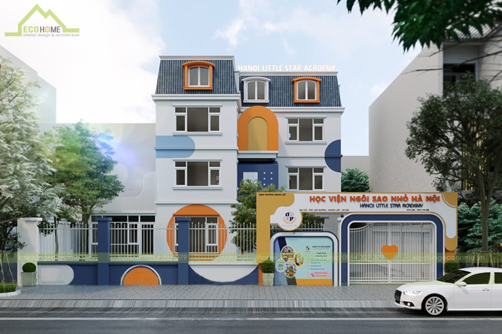 thiết kế trường mầm non hanoi little star